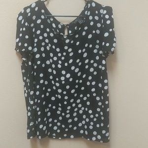 Polka dot top